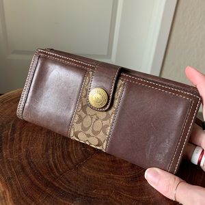 Coach Signature Leather Wallet